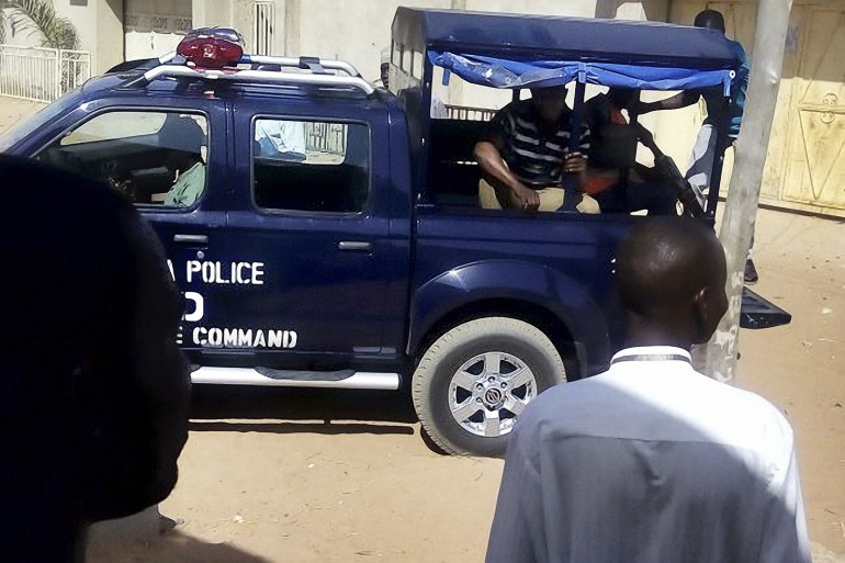 Une voiture de police au Nigeria (photo d'illustration)