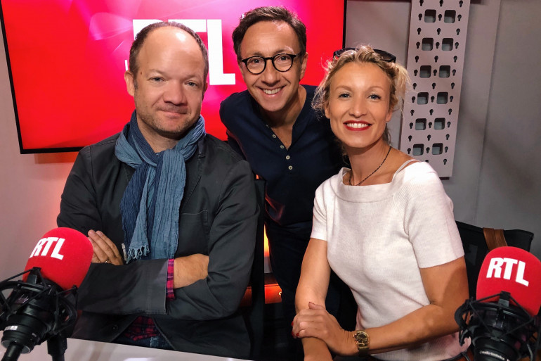 Alexandra Lamy, Mathieu Sapin et Stéphane Bern