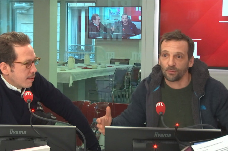 Reda Kateb et Mathieu Kassovitz sur RTL le 15 février 2019