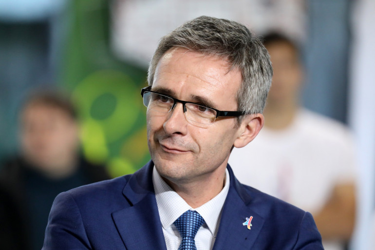 Le président de la Seine-Saint-Denis Sébastien Troussel, en 2018