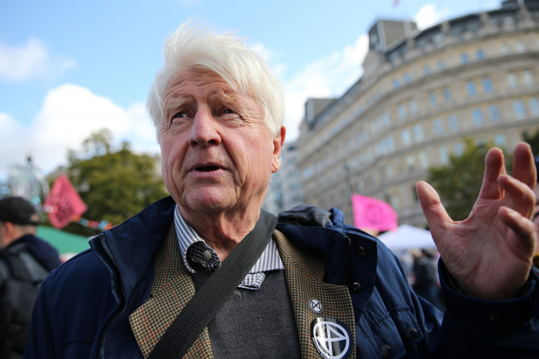 Stanley Johnson, le père du Premier ministre britannique Boris Johnson