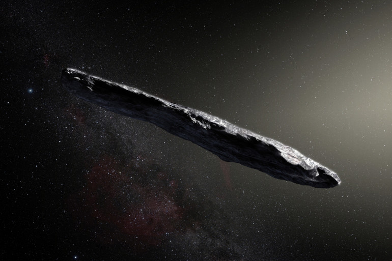 Le corps interstellaire Oumuamua en novembre 2017