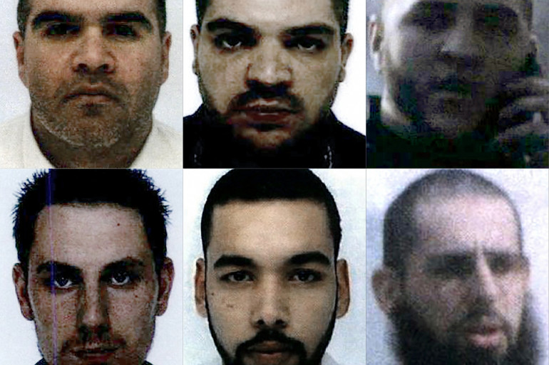 Les jihadistes Salim Machou, Mustapha Merzoughi, Brahim Nejara, Kevin Gonot, Yassine Sakkam and Leonard Lopez, condamnés à la peine de mort en Irak.