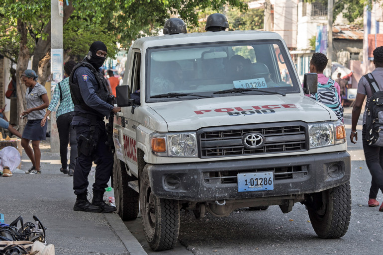 Une voiture de police à Port-au-Prince (illustration)