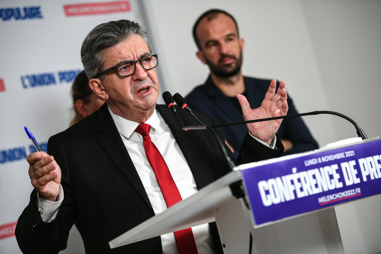 Jean-Luc Mélenchon, le 8 novembre 2021