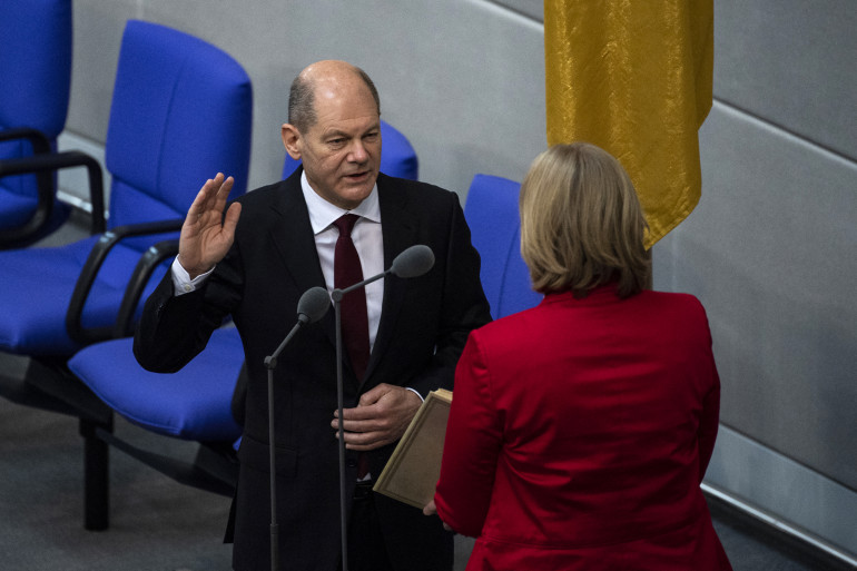 Olaf Scholz est devenu le nouveau Chancelier allemand. 