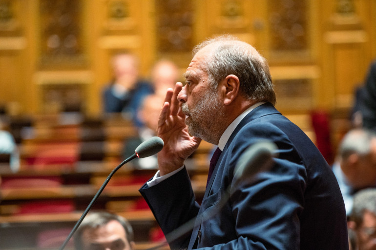 Éric Dupont-Moretti à l'Assemblée nationale.