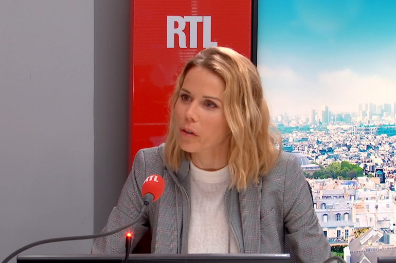 Tiphaine Auzière dans le studio de RTL