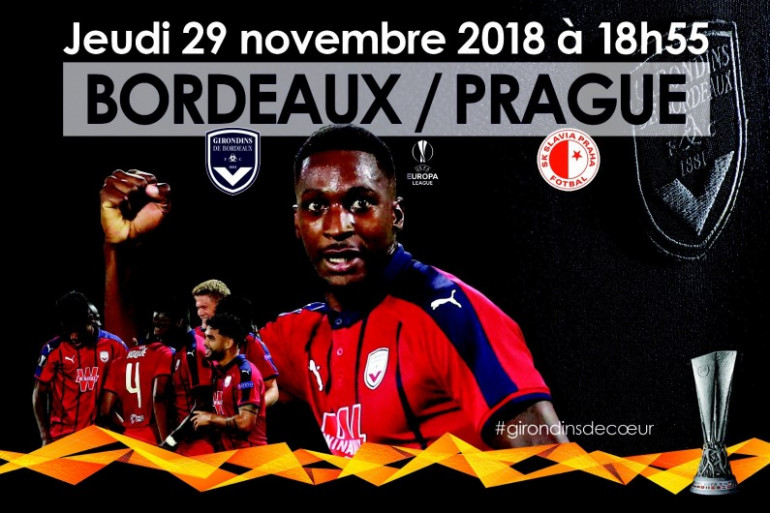 Le FCGB contre le SK SLAVIA le 29/11/2018 en Europa League