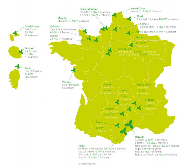 EDF inaugure deux parcs éoliens dans le Nord