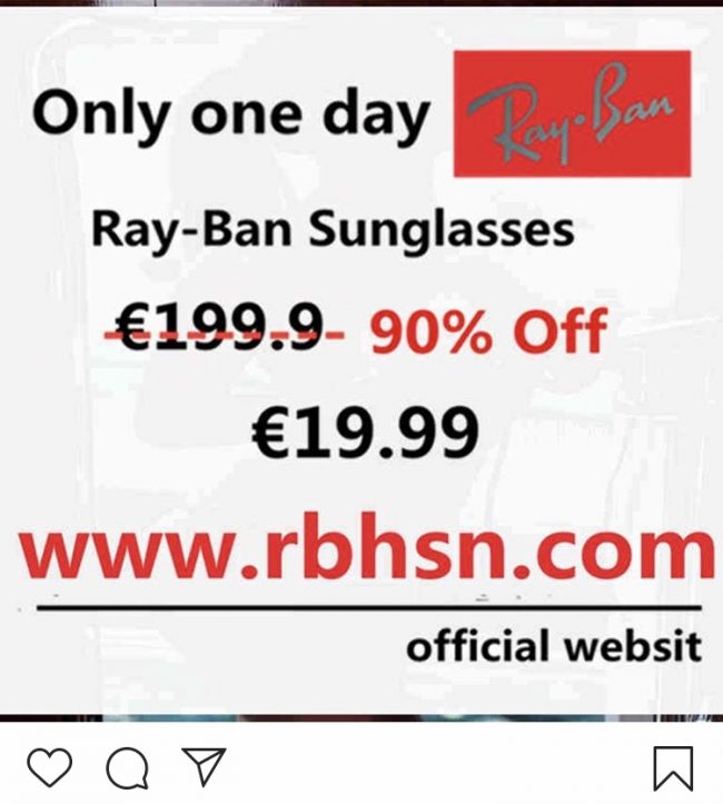 Ray ban best sale hack ig