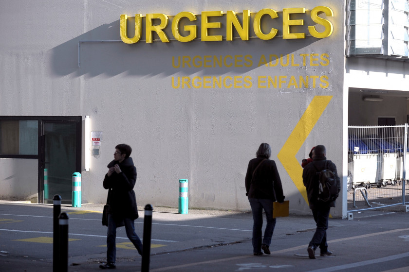 Les urgences d'un hôpital (illustration)