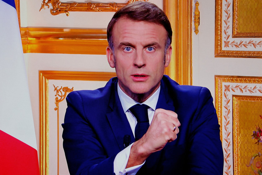Emmanuel Macron, le 5 décembre 2024