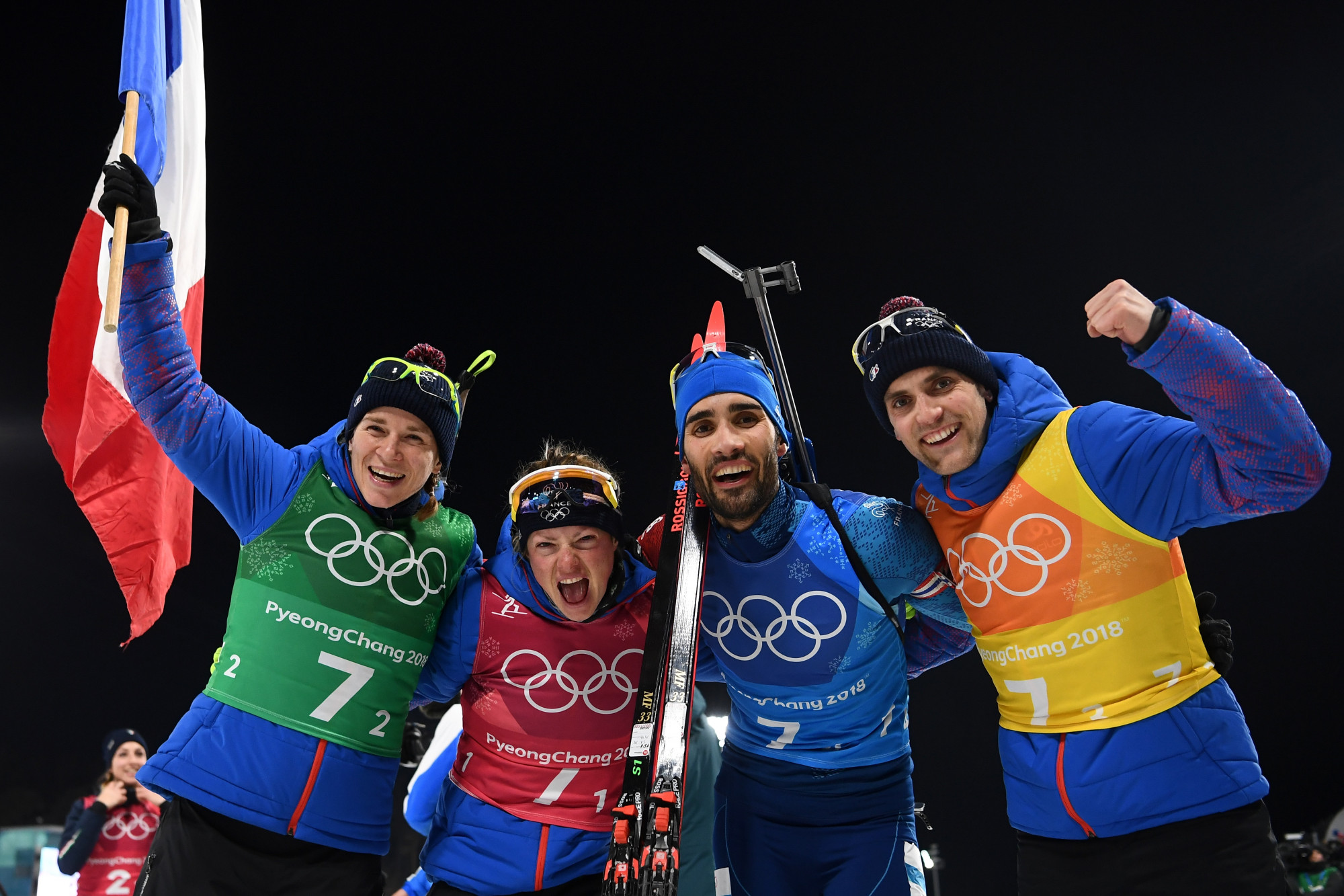 Relais Mixte Biathlon Jo 2018 Replay Complet JO 2018 : la France remporte le relais mixte du biathlon, Fourcade seul