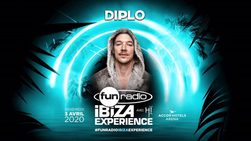 Diplo sera présent à Fun Radio Ibiza Experience 2020