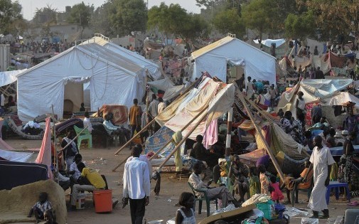 Un camp de réfugiés à Juba au Soudan du Sud
