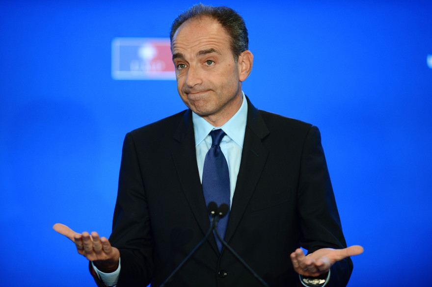 Le président de l'UMP, Jean-François Copé, le 15 mai 2013 au siège de son parti.