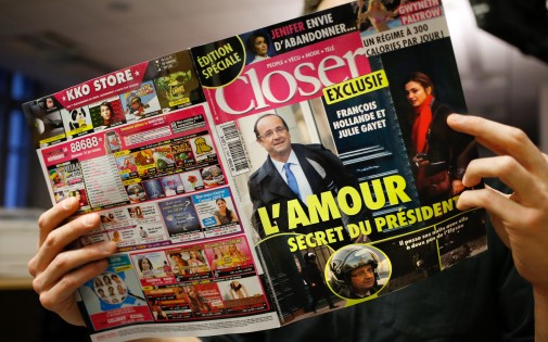 Dans son numéro paru vendredi 10 janvier, le magazine Closer affirme que François Hollande entretient une liaison avec Julie Gayet