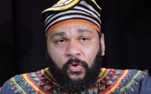 L'humoriste polémique Dieudonné, le 11 janvier 2014 au théâtre de la Main d'Or à Paris.