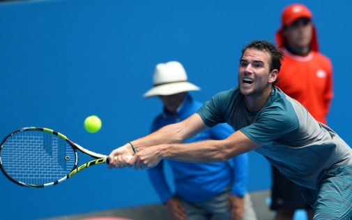 Adrian Mannarino a mis en difficulté pendant 2 sets le numéro 3 mondial, David Ferrer.
