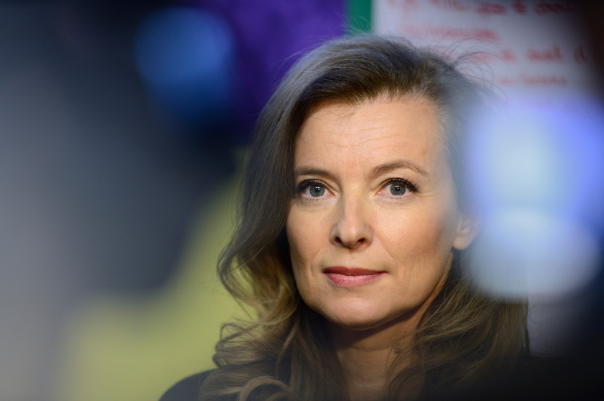Valérie Trierweiler, le 2 décembre 2013 à Créteil.