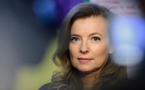 Valérie Trierweiler, le 2 décembre 2013 à Créteil.