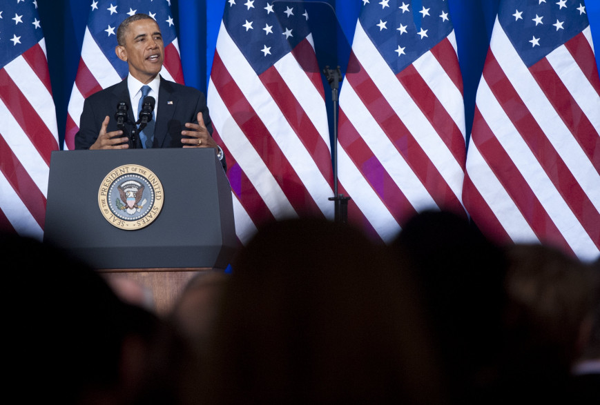 Barack Obama, le 17 janvier, à Washington. (archives)