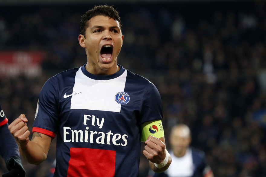 Thiago Silva, auteur du premier but du PSG, le 19 janvier, face à Nantes. (archives)