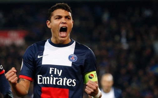 Thiago Silva, auteur du premier but du PSG, le 19 janvier, face à Nantes. (archives)