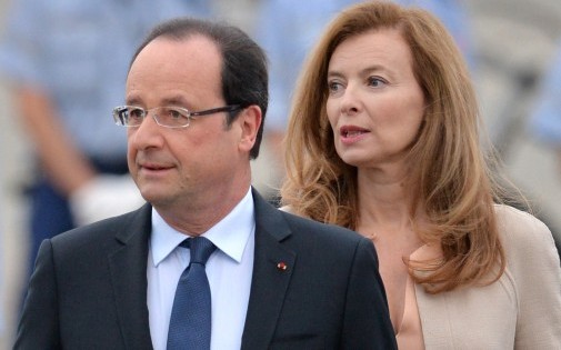 L'ancienne Première dame, Valérie Trierweiler, et le chef de l'État, le 6 juin 2013.