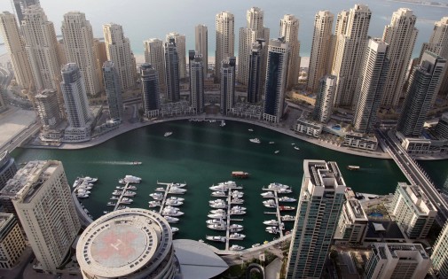 Une partie de la marine de Dubaï en 2012