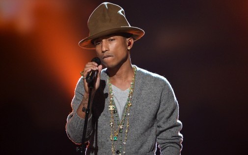 Pharrell Williams le soir des Grammy Awards dimanche 27 janvier 2014 (illustration)