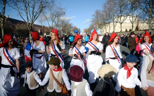 La Manif pour Tous à Paris le 2 février 2014.