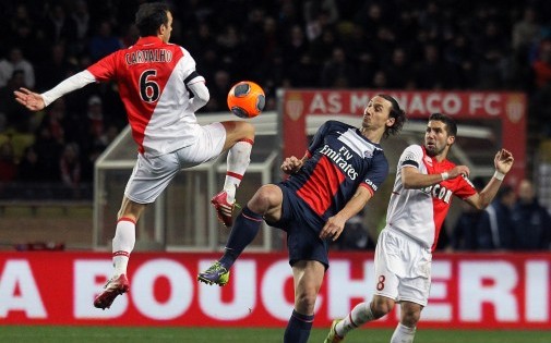 Zlatan Ibrahimovic lors de MOnaco-PSG le 9 février 2014