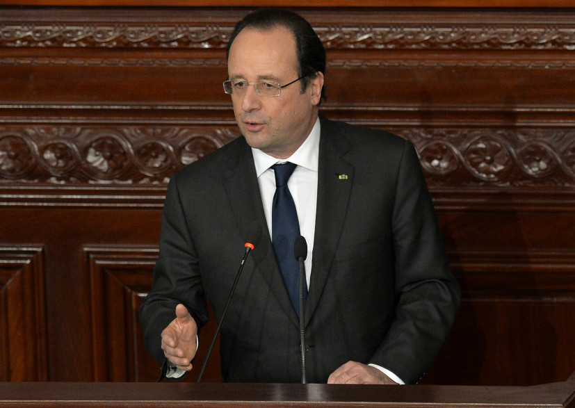François Hollande, le 7 février 2014, à Tunis. (archives)