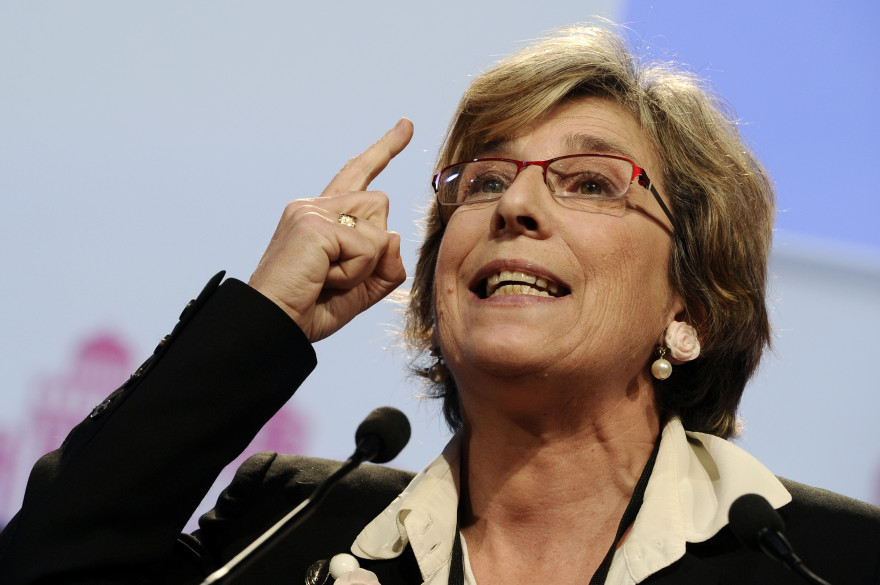 La sénatrice PS de Paris, Marie-Noëlle Lieneman à Toulouse, le 27 octobre 2012 (Archives).