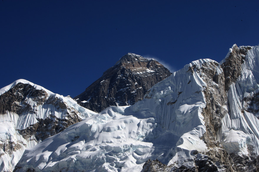 Le mont Everest, le 4 décembre 2009.