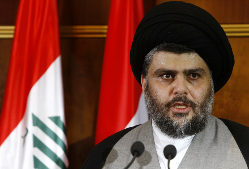 Moqtada Sadr en avril 2012 (illustration).