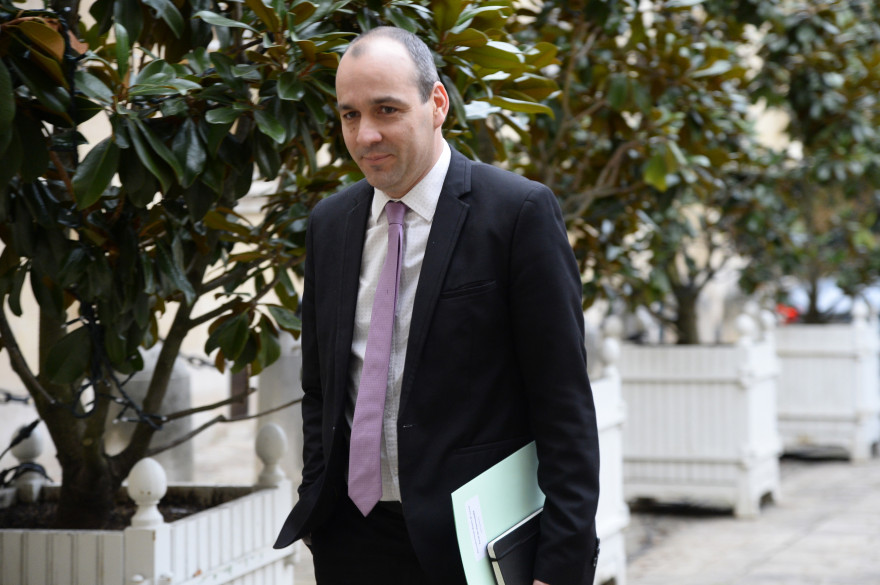Laurent Berger à Matignon, le 27 janvier 2014
