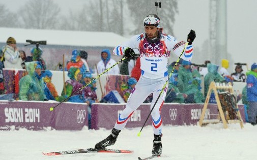 Martin Fourcade aux JO de Sotchi