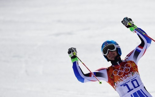 Le Français Steve Missillier aux JO de Sotchi