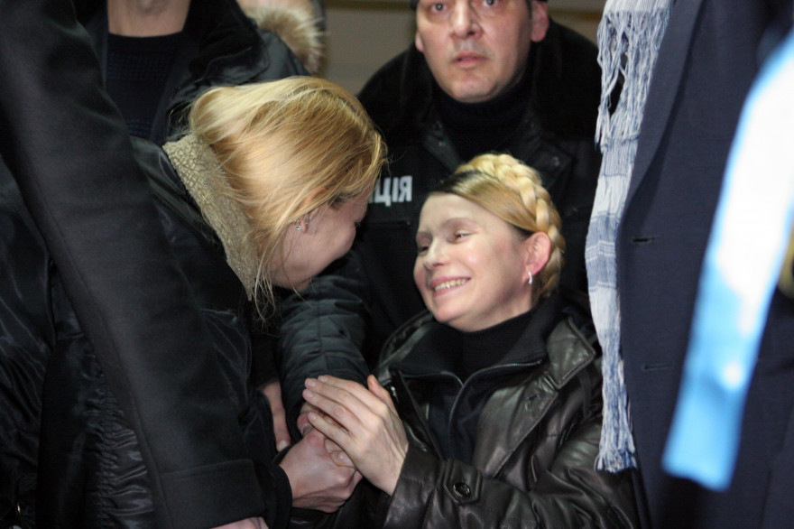 Ioulia Timochenko, à Kiev, le 22 février 2014. (archives)