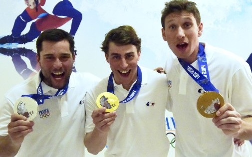 Le triplé français en ski cross