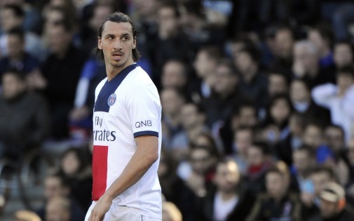 Zlatan Ibrahimovic, attaquant du Paris Saint-Germain