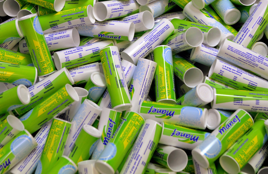 Des tubes de vitamines photographiés en France (photo d'illustration).