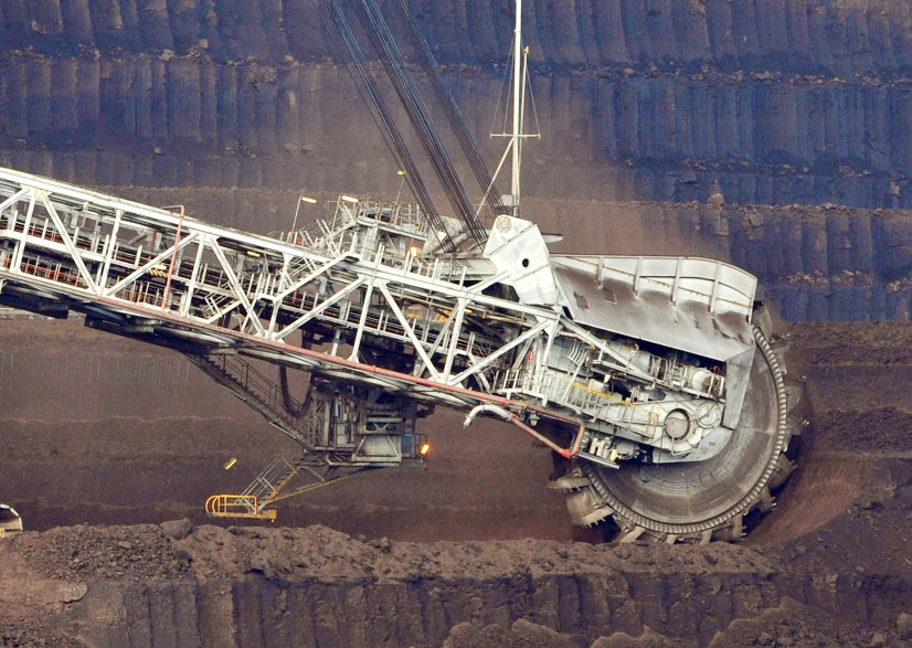 La mine de charbon de Morwell en Australie, en 2009.