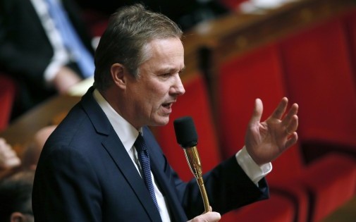Nicolas Dupont-Aignan, député de l'Essonne, à l'Assemblée nationale le 7 janvier 2014