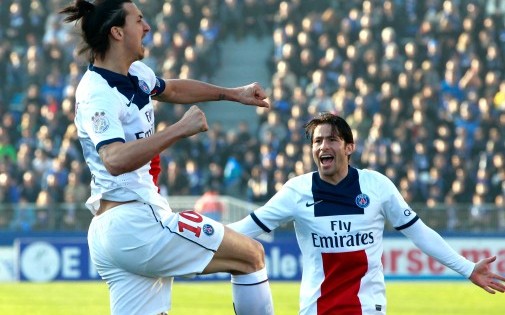 Zlatan Ibrahimovic sous le maillot du PSG