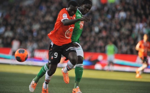 Vincent Aboubakar sous le maillot de Lorient