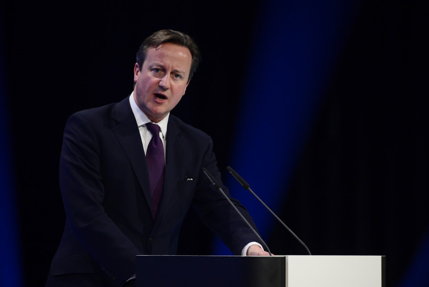 David Cameron, le 9 mars, à Hanovre. (archives)